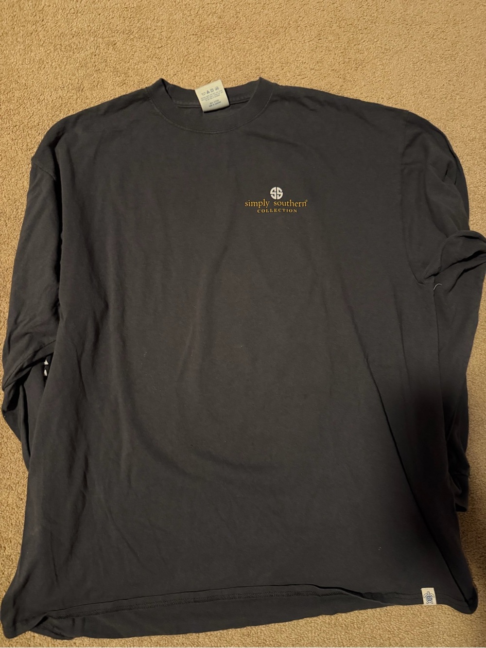 Simply Southern  Long Sleeve Crewneck Shirt - Black
